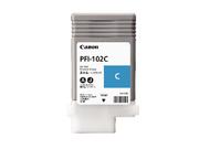 Canon PFI-102 C - 130 ml - cyan - original - blekkbeholder - for imagePROGRAF iPF510, iPF610, iPF650, iPF655, iPF710, iPF750, iPF755, iPF760, iPF765, LP24