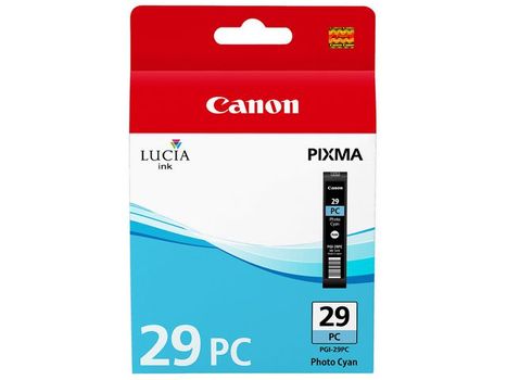 CANON PGI-29 PC ink cartridge photo cyan standard capacity 1.445 Pictures 1-pack (4876B001)