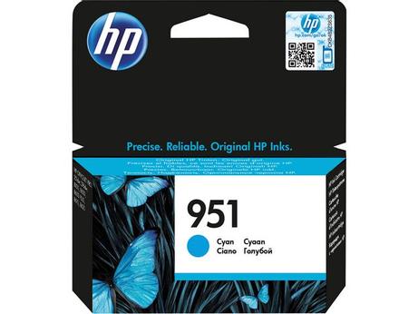 HP 951 - cyan - original - blekkpatron (CN050AE)