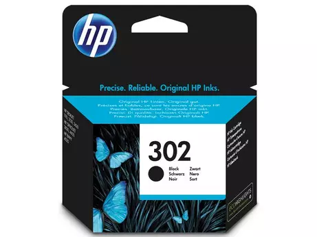 HP 302 - svart - original - blekkpatron (F6U66AE)