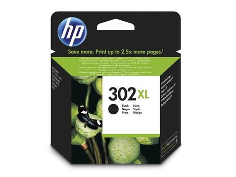 HP 302XL Black Standard Capacity Ink Cartridge 430 pages 8.5ml - F6U68AE (F6U68AE)