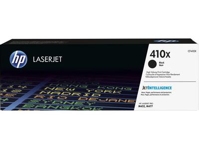 HP 410X / CF410X High Capacity Black Toner - Lasertoner Sort (CF410X)