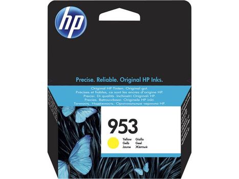 HP 953 - 9 ml - yellow - original - blister - ink cartridge - for Officejet Pro 77XX, 82XX, 87XX (F6U14AE)