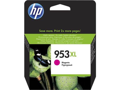 HP 953XL Magenta High Yield Ink Cartridge 20ml for HP OfficeJet Pro 8210/ 8710/ 8720/ 8730/ 8740 - F6U17AE (F6U17AE)
