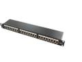 LOGILINK Patchpanel 19" Einbau Kat.6 STP 24 Port, schw.