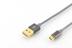 EDNET USB 2.0 HighSpeed reversible Connection Cable USB A M /microUSB B M 1m grey