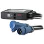 APC In-Line Current Meter AP7152B - Aktuell övervakningsenhet - AC 230 V - Ethernet 10/100, RS-232 - utgångskontakter: 1