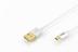 EDNET USB 2.0 HighSpeed reversible Connection Cable USB A M /microUSB B M 1m silver