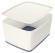 LEITZ Opbevaringsboks MyBox WOW Large med låg, 18 L, hvid/grå (52161001)