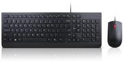Lenovo Essential Wired Combo - tastatur- og mussett - Fransk Inn-enhet