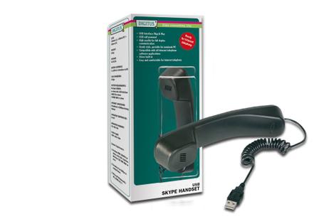 Digitus SKYPE USB telephone handset DA-70772 - IP-håndsett (DA-70772)