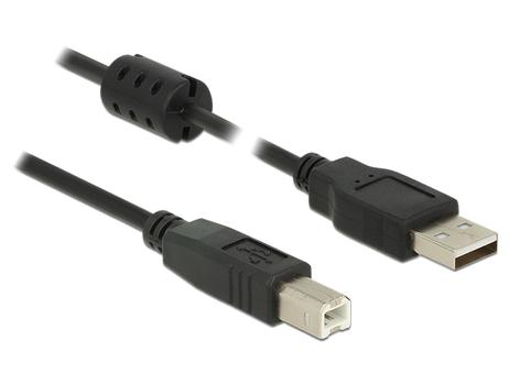 DELOCK USB 2.0 USB-kabel 50cm Sort (84894)