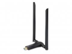 LEVELONE Network Card WUA-1810A AC1200 DualBand Wireless USB Network Adapter, 1-11 Channel