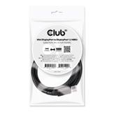 Club 3D DisplayPort-kabel - Mini DisplayPort til DisplayPort - 2 m (CAC-2163)