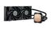 Cooler Master MasterLiquid Lite 240 277 x 119.6 x 27mm Radiator, 650-2000 RPM, AMD AM4/Intel LGA2066 included