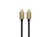 LinkIT USB 3.1, Type C - C, 1 m, svart Gen.2, 10Gbps, 100W, TPE kappe
