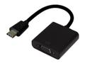 LinkIT USB C 3.1 VGA Hun adapter svart Gen 1 , 1080p , 20 cm kabel