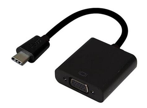 LinkIT USB C 3.1 VGA Hun adapter svart Gen 1 , 1080p , 20 cm kabel (LTA-UCVGA-S)