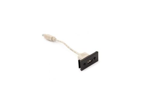 LinkIT EuroModule USB Svart 1 Slot/ 25x50mm. F/F (53-3004-B)