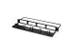 LinkIT MTP/MPO 19", 1U rack for 4 kassetter Med kabelguide foran og bak