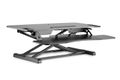 DIGITUS Ergonomic Workspace Riser, Height Adjustable Sit/Stand desktop 950x615, x106-460mm, Lower Keyboard and mouse deck