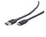GEMBIRD USB 3.0 cable to type-C (AM/CM), 1.8m, black