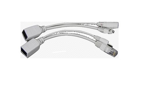 GEMBIRD UTP passive POE adapter kit, 0.15m (PP12-POE-0.15M-W)