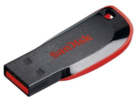 SANDISK Cruzer Blade 16GB USB 2.0 Flash Drive (SDCZ50-016G-B35)