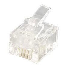 EQUIP Telephone Plug, 6P4C (121121)