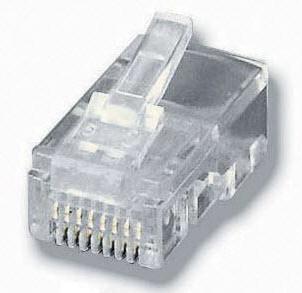 EQUIP Modular Plug For Flat Cable (121151)