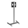 AG NEOVO FMC-02 | Floor Mounting Cart | Fast 1896mm | VESA 400x400 | Max 30kg | Silver (FMC-02)
