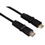 HAMA HDMI kabel ethernet 3m Svart Roterande Guld TL