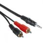 HAMA Kabel 3,5mm Jack-2 Phono 2,0m Bulk 25stk