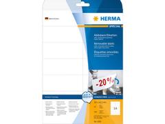 HERMA Removable Labels  105X42,3 25 Sheets DIN A4 350 pcs. 5081 (5081)