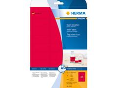 HERMA Etiketten A4 neon-rot 63,5x29,6 mm Papier matt 540 St.