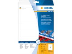 HERMA Hardwearing Labels 97x42,3 25 Sheets DIN A4 300 pcs. 4692 (4692)