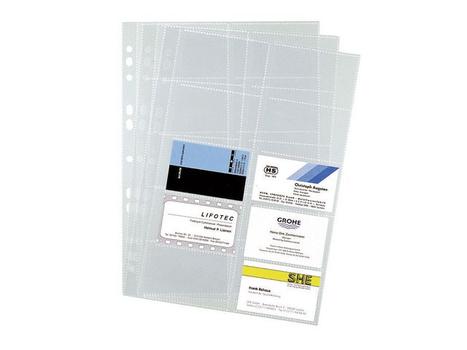 DURABLE REFILL BUSINESS CARD ALBUM 2389-19 TRANSPARENT (238919)