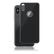 PANZER iPhone X, Curved Silicate Glass Back, space grå