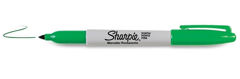 SHARPIE SHARPIE® FINE Merkepenn 1,0mm grønn (S0810960*12)