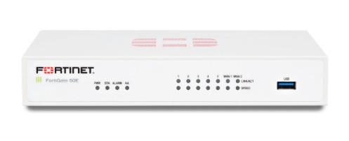 FORTINET 7 x GE RJ45 ports (Including 2 x WAN port, 5 x Switch ports), 32GB SSD onboard storage, Max managed FortiAPs (Total / Tunnel) 10 / 5  (FG-51E)