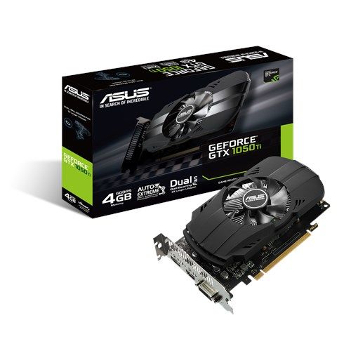 Asus Geforce Gtx 1050 Ti 4gb Grafikkort Pci Express 3 0 Gddr5