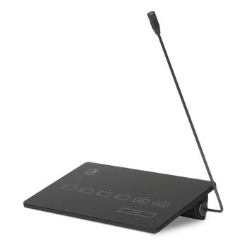 AUDAC Basemikrofon MPX48 Paging Electret Touch 4 soner RJ45 Bus (MPX48)