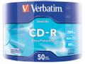 VERBATIM CD-R Verbatim [ 50 pcs, 700MB, 52x, wrap] EXTRA PROTECTION