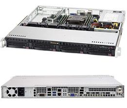 SUPERMICRO 1U BARE E3V6 C236 4X3.5HS 350W 64GB SATA3 2XGBE 1PCIE      IN BARE (SYS-5019P-M)