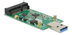 DELOCK USB 3.0 till mSATA converter, 5Gb/s, 1xUSB typ A ha, 1xmSATA