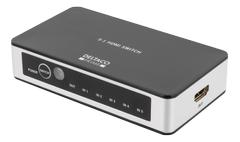 DELTACO PRIME 5 port HDMI Switch 4K 60hz HDCP 2.2