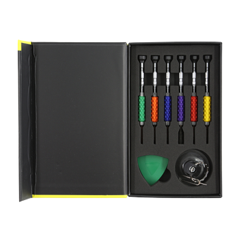 DELTACO Smartphone Repair Kit, 12 pcs, Precision CRV, yellow (ED-80812)