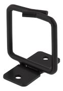DELTACO Cable hook for vertical 19" mounting, 43x43mm, metal, black