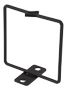 DELTACO Cable management 80x80 black