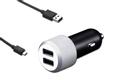 JUST MOBILE Highway Max with Micro USB - Car Charger with hefty power and duplicate contacts.